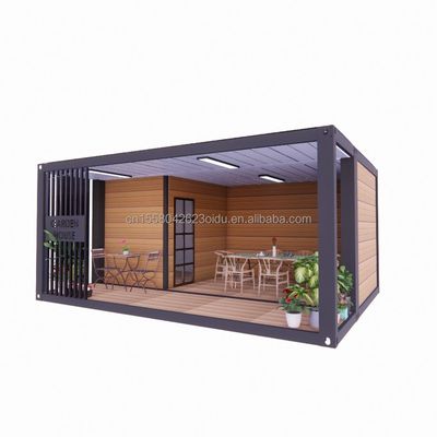 качество  Customized Color 20ft Wooden House with Luxurious Garden Studio Flat Package Container and Mobile Bar Materials Used завод