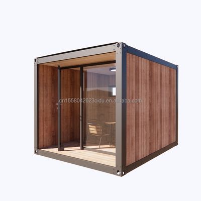 10ft Mini Prefab Модульный Мобильный Контейнер Малый офисный дом с стенами 50/75/100 мм