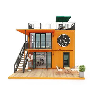 Другие Стенные 50/75/100 мм Wave Sandwich Panel 20FT 40FT Prefab Mini Pop-up Shop Контейнер Кафе/бар/быстрое питание