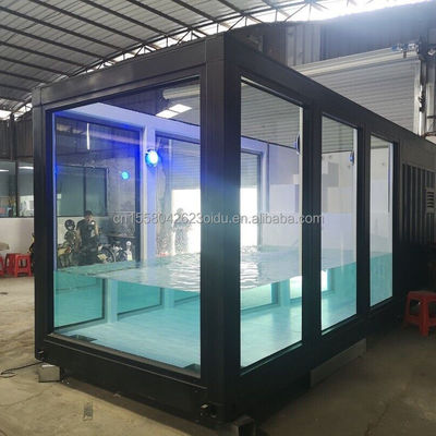 Luxury Custom Made Movable Prefab Modular Container Swimming Pool для сада и отеля
