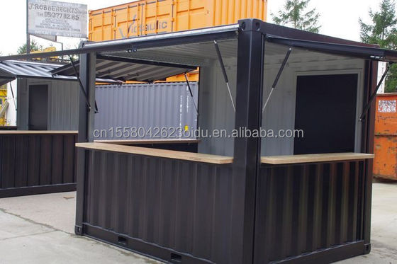 Алюминиевый сплав Windows Mini Pop-up Shop Container Кофе-шоп Бар быстрое питание Ресторан Удобный магазин Киоск Booth 10ft