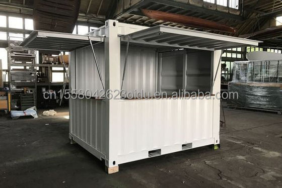 Алюминиевый сплав Windows Mini Pop-up Shop Container Кофе-шоп Бар быстрое питание Ресторан Удобный магазин Киоск Booth 10ft