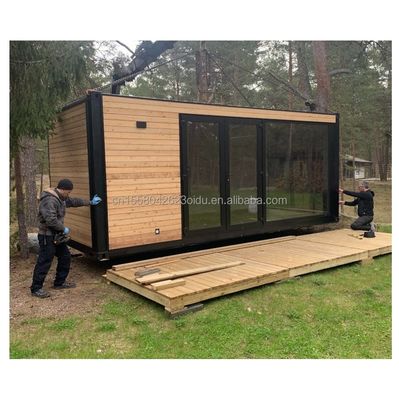 Специализированный крошечный деревянный металлический склад Современный расширяемый контейнер Преfabрикованный дом для наружной стальной сэндвич-панели