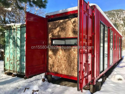 Внешний 40Ft 20Ft Prefab расширяемый контейнер Дом портативный 2-5 спальных комнат Преfabрикованный Дом доставки Магазин Мобильный Бабушка квартира
