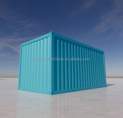 Наружная 20ft сборная стальная конструкция Дом дом контейнер плоский пакет дома из 50/75/100 мм волновой сэндвич панель