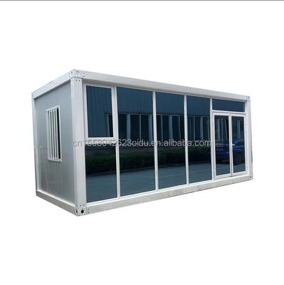 20ft 40ft Light Steel Container House Modern Design Prefab Camping Homes с оцинкованной стальной изгибкой 180г и стальной рамой