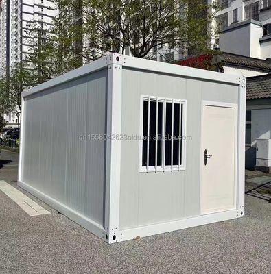 20ft 40ft Light Steel Container House Modern Design Prefab Camping Homes с оцинкованной стальной изгибкой 180г и стальной рамой