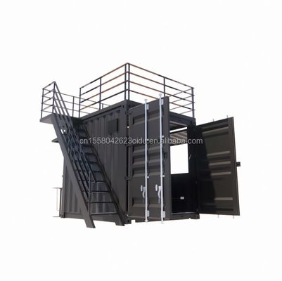 Мини 10ft всплывающий магазин прочный стальной рамы контейнер бар стенд с оцинкованной стальной изгиб
