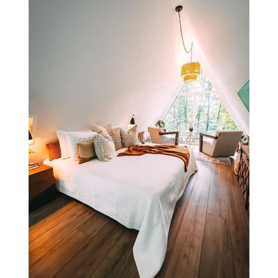 Стальная конструкция Треугольный деревянный дом