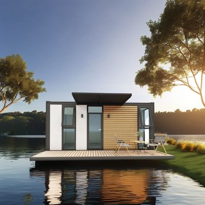 Flat Pack Container EU Customized Modern Luxury 20ft Префабрикованный деревянный дом со стальной конструкцией Сад Префабрикованный в стиле современного дизайна середины века