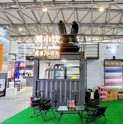 10ft Mini Pop Up Shop Container House Restaurant Shop Street Food Kiosk Container с оцинкованными стальными квадратными трубками