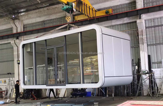 Стальная рама Сцинкованная стальная изгиб 180г На открытом воздухе отдых или отель Современный дизайн Преfabрикованная капсульная комната 20 FT 40 FT