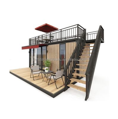 Окно из алюминиевого сплава 20ft/40ft одноэтажные крошечные деревянные контейнерные здания для гостиничных апартаментов виллы или кабины
