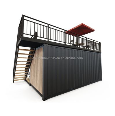 Окно из алюминиевого сплава 20ft/40ft одноэтажные крошечные деревянные контейнерные здания для гостиничных апартаментов виллы или кабины