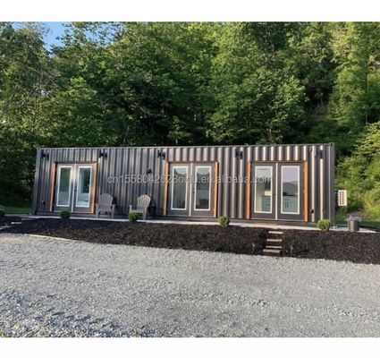 20ft 40ft Shipping Container Сборный дом для Carport с сэндвич-панелью и оцинкованной стальной изгибкой 180г