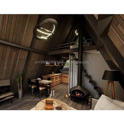 Закальцинированная стальная изгибая Prefab House Жилой лес гостиничный номер для современной жизни на открытом воздухе и специализированный контейнер