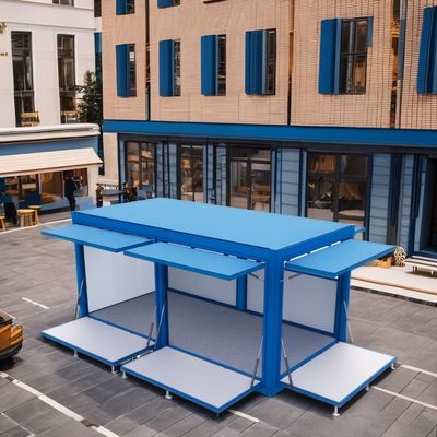 Настраиваемый цвет 10ft 20ft расширяемый контейнерный магазин Поп-ап пищевой грузовик Префабрикованные дома для бара Магазин кофе розничная деятельность бар