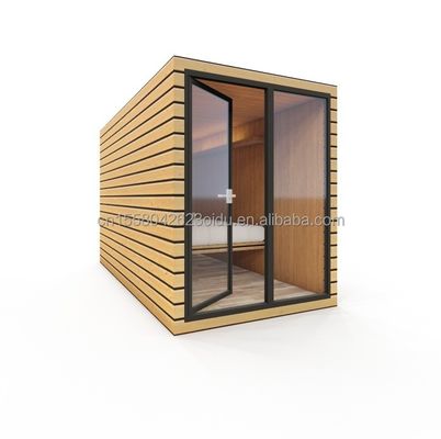 Luxury Style Деревянный сборный бревенчатый домик для съемного контейнера Квартира Простой сборный стальной дом