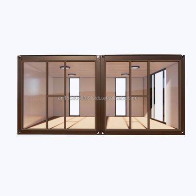 Современный 2 спальни Prefab Steel расширяемый контейнерный дом для использования в торговых центрах