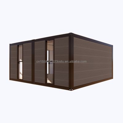 Современный 2 спальни Prefab Steel расширяемый контейнерный дом для использования в торговых центрах