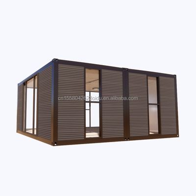 Современный 2 спальни Prefab Steel расширяемый контейнерный дом для использования в торговых центрах