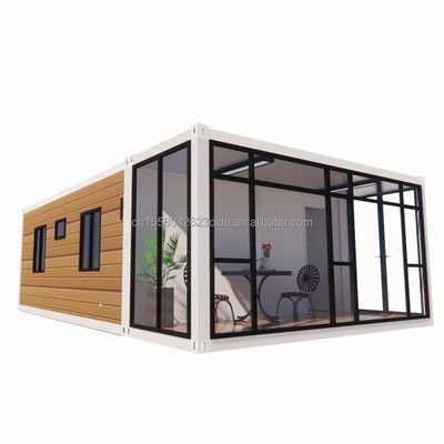 20ft современный расширяемый контейнерный дом для Carport с готовой установкой Мобильная стальная бутербродная панель Материал отеля Ресторан бар