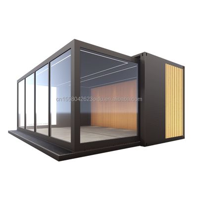 Главная Структура Сцинкованные стальные квадратные трубы 20ft 40ft расширяемый контейнерный дом для двух спален в Австралии
