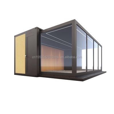 Главная Структура Сцинкованные стальные квадратные трубы 20ft 40ft расширяемый контейнерный дом для двух спален в Австралии