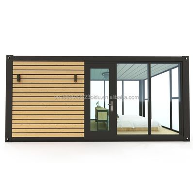 Настраиваемый цвет Современный роскошный крошечный 20ft 40ft Prefab Деревянный дом Мобильный легкий стальной контейнер Преfabрикованный дом квартира для открытого воздуха