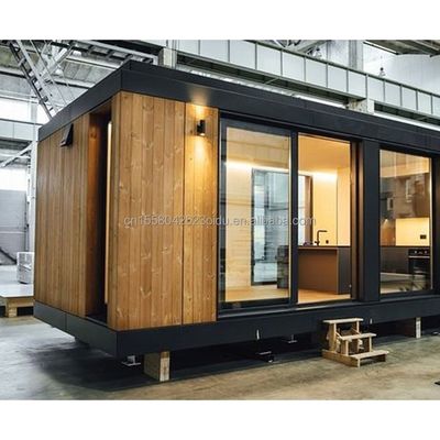 20ft мобильный дом садовый студийный сборный настраиваемый стальной контейнерный дом со стеной 50/75/100 мм волновой сэндвич панель