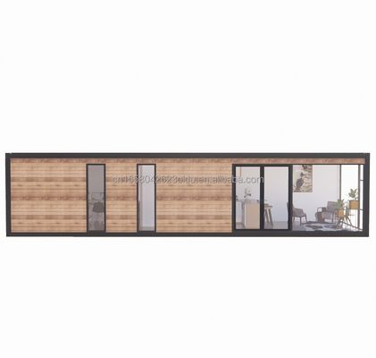 Гостиница 40ft Garden Mobile House Деревянная студия Плоский контейнер Кофе-хаус с 3D-моделью и CAD-рисунками в Garden Hotel