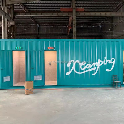 40 FT расширяемый стальной сборный дом для настраиваемого мобильного контейнера магазин стенка 50/75/100 мм волновой сэндвич панель