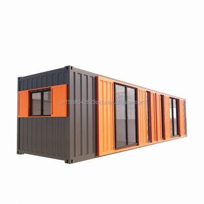 40FT Контейнерная квартира Модульные деревянные дома по отдельности Независимый цвет Студенческая квартира Префабрикованный дом