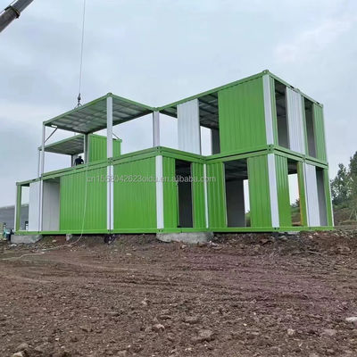 10ft 20ft Steel Shipping Container Префабрикованный дом Магазин Бар Мастерская Домашняя спальня Гостиница 40ft Размер с сэндвич-панелью