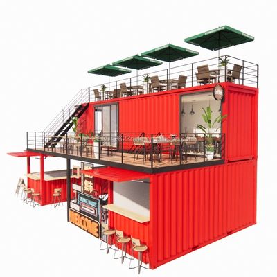 10ft 20ft Pop-up транспортный павильон Сэндвич панель Дом Ресторан Магазин Отгрузочный контейнер для магазина Сделано