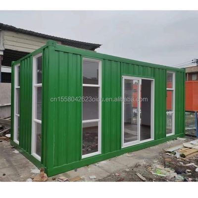 Гостиничный курорт стальной рамы офис контейнерный дом с 50/75/100 мм волновой сэндвич панель и оцинкованной стальной изгиб 180г