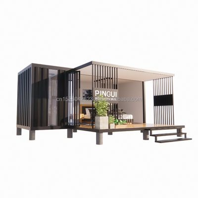 Готовый продукт 20ft Pop-up Container House с настраиваемым цветом и 50/75/100 мм Wave Sandwich Panel