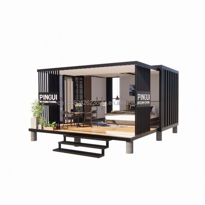 Готовый продукт 20ft Pop-up Container House с настраиваемым цветом и 50/75/100 мм Wave Sandwich Panel
