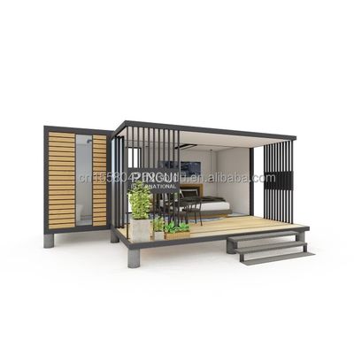 20-футовый контейнерный дом удобный законченный дизайн для современного однокомнатного жилья и расширения