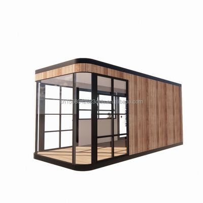 Оцинкованные стальные квадратные трубы Структура 20FT Контейнер Кофейный бар Мобильный солнечный дом Внешний бар с индивидуальным цветом