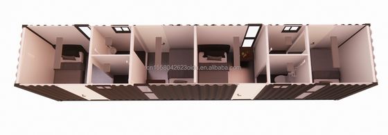 20ft Design Mobile Shipping 40ft Container 4 спальни Residential Mini Lounge Hotel и индивидуальный цвет для продажи в отеле