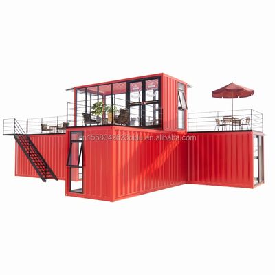 50/75/100 мм Wave Sandwich Panel Wall Модульный мобильный магазин для контейнеров Десертный магазин Улица Префабрикованный кофейный киоск Booth Design