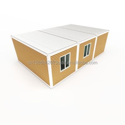 Станция из стальной стали с гибким 180g 40ft 20ft складной контейнерный дом с предварительно изготовленной и стальной рамы