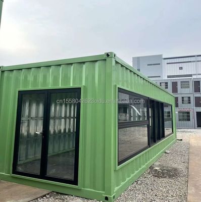 Стальные контейнерные склады с предварительно изготовленной строительной конструкцией Стальная конструкция для 20 футовых или 40 футовых контейнерных домов