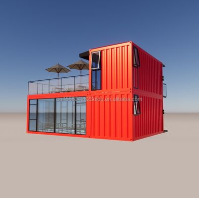Pingui на заказ 20ft/40ft оцинкованные стальные квадратные трубы судоходный контейнер кофе портативный контейнер ресторан для магазина