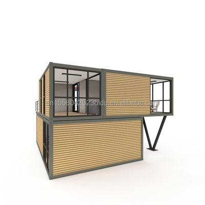 Сцинкованные стальные квадратные трубы Структура контейнерный контейнер с окном