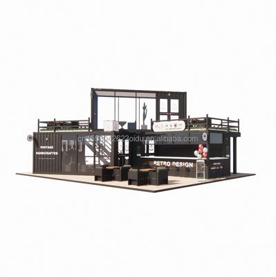 Предварительно изготовленный складной портативный магазин Хранилище Офисное здание Отгрузка Контейнерный дом Перемещение трейлеров с индивидуальным цветом