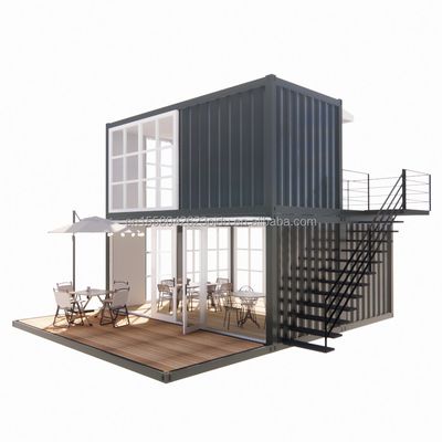 20ft Prefab Shipping Маленькие дома Контейнерный дом Передвижной сборный дом для магазина в китайском стиле дизайна
