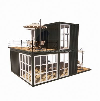 20ft Prefab Shipping Маленькие дома Контейнерный дом Передвижной сборный дом для магазина в китайском стиле дизайна