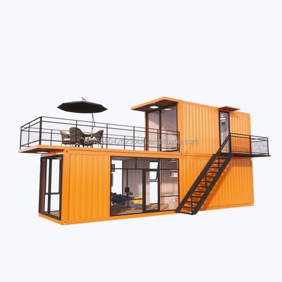 Гостиничный Prefab Модульные стальные контейнеры Дома Стража коробка Мобильный контейнер дом 20ft 40ft